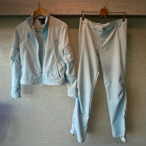 Vintage 90s~Style Nike Sky Blue Jacket & Pants